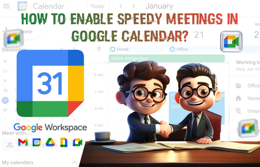 How to Enable Speedy Meetings in Google Calendar?